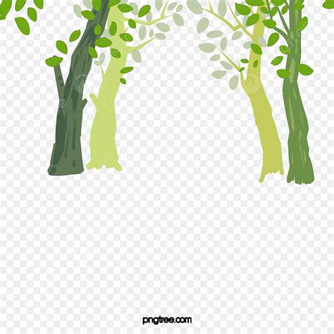 Tree Branch Leaves PNG Transparent Green Trees Branches And Leaves