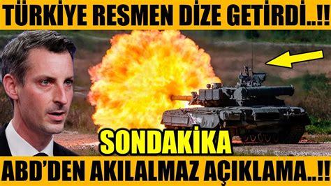 sondakika TÜRKİYE RESMEN DİZE GETİRDİ ABD DEN AKILALMAZ AÇIKLAMA