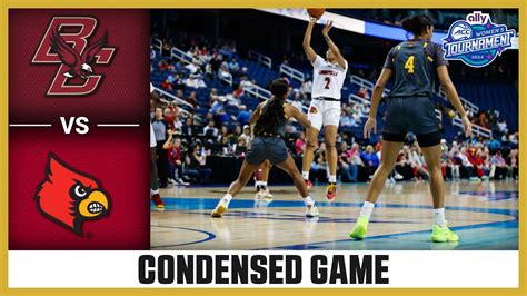 Boston College Vs Louisville Condensed Game 2024 Ally ACC Women S