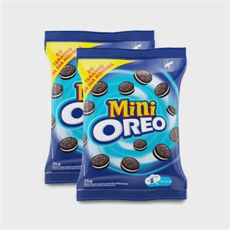 BOLACHA MINI OREO Recheada 35g Shopee Brasil