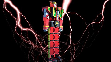 Alvaro Rodriguez Red Dragon Thunderzord Warrior Mode Mythical Qi