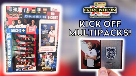 4 KICK OFF MULTIPACKS PANINI ADRENALYN XL ENGLAND 2024 TOURNAMENT