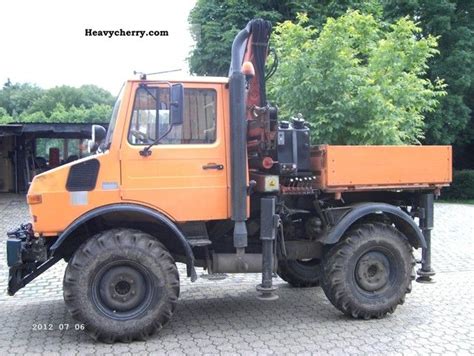 Unimog U 1200 T 1987 Truck Mounted Crane Photo And Specs