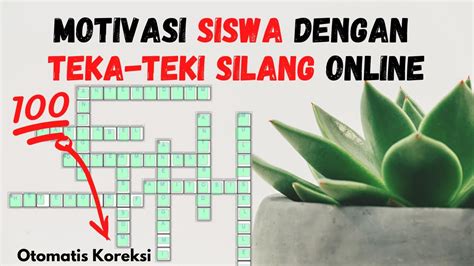 Cara Membuat Teka Teki Silang