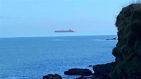 A ‘flying Ship And The Superior Mirage Behind It The New York Times