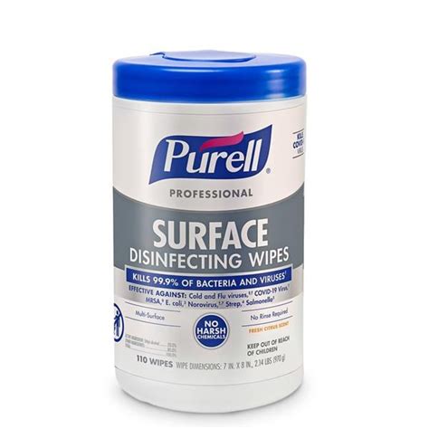 Purell Professional 9342 06 Surface Disinfectant Wipes Henry Schein Dental