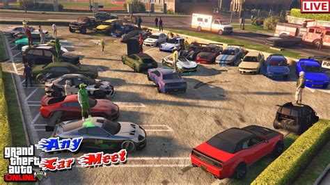 Gta Online Live Car Meet Car Show Cruise Rp Drag Races Ps