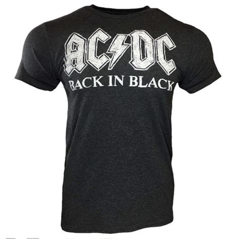 Acdc Original Back In Concert T Shirt Rock N Roll Music Minaze