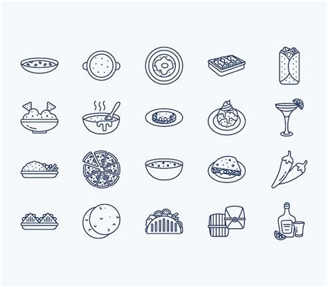 Ilustraci N De Icono De Vector De Comida Mexicana Vector Premium