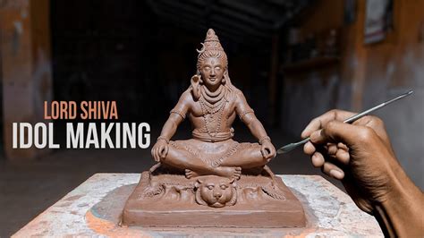 Lord Shiva Idol Making Part Lord Shiva Sculpture Artofps Youtube