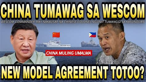 CHINA UMALMA COLONEL Ng CHINESE MILITARY Tumawag Sa COMMANDER Ng