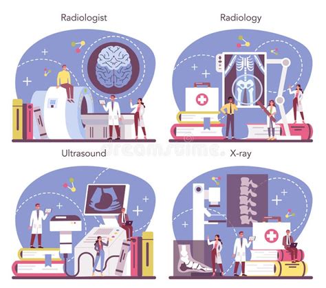 Conjunto De Conceptos Radiológicos Imagen De Rayos X Del Ser Humano