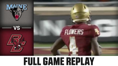 Maine Vs Boston College Full Game 2022 ACC Football YouTube