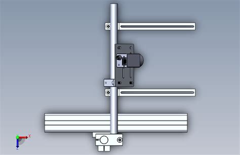 工业相机安装支架solidworks 2018模型图纸下载 懒石网