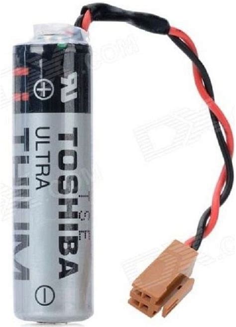 Toshiba Er V V Mah Lithium Plc Industrial Battery W Plug At