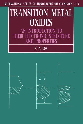 Transition Metal Oxides An Introduction To Their Electronic Structure