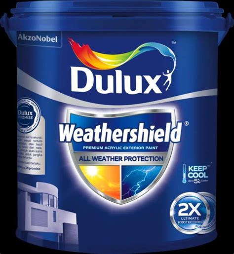 Jual Dulux Weathershield 36rr 14/002 Plush Pewter (2.5 Liter) Di Seller ...
