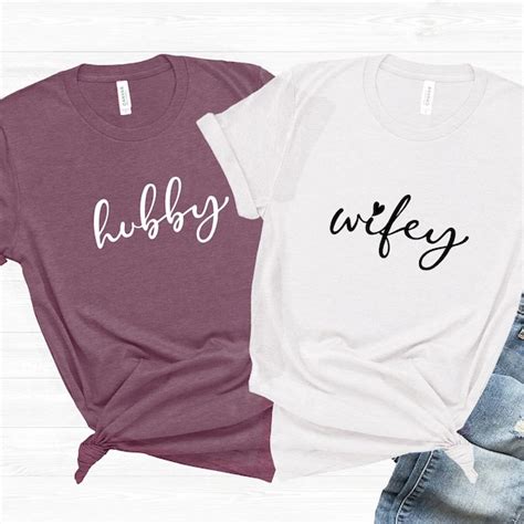 Wife And Hubs Shirts Etsy