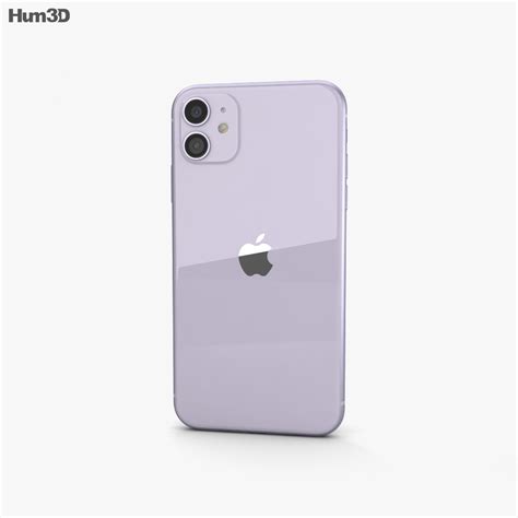 Apple Iphone 11 Purple 3d Model Electronics On Hum3d