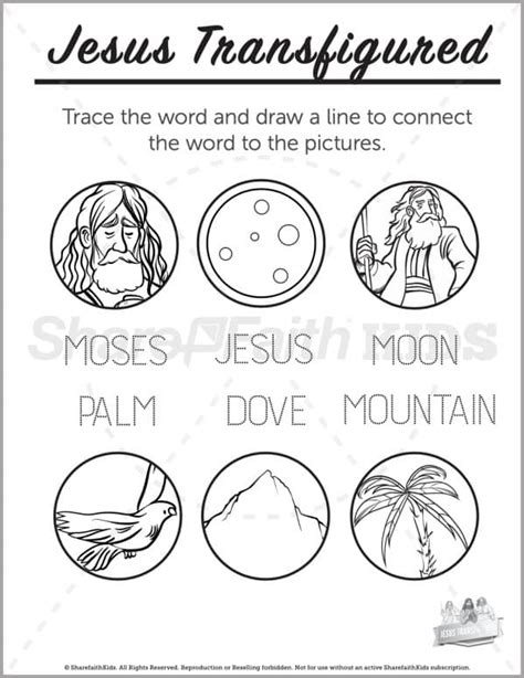 ShareFaith Media » Matthew 17 The Transfiguration Preschool Mazes ...