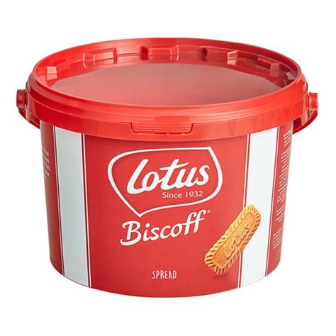 Lotus Biscoff Creamy Cookie Butter Spread Pail 17 64 Lb Awlsite