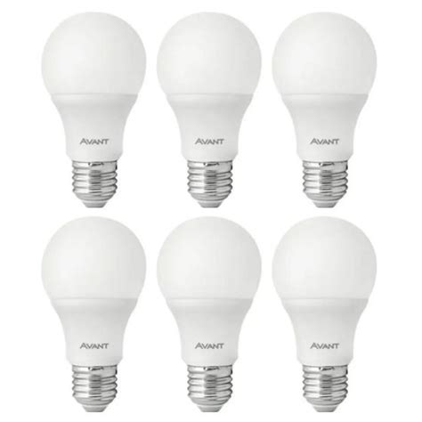 Kit 6 Lâmpadas LEDs Pera Bulbo Branco 9W 6500K Bivolt Avant Lâmpada