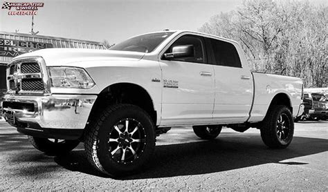 Dodge Ram Moto Metal Mo Wheels Gloss Black Machined Face