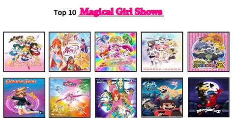 My Top 10 Favorite Magical Girl Shows By Dreypare On Deviantart