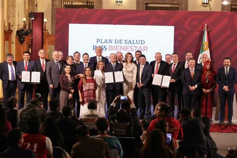 Gem Firma Bedolla Acuerdo De Federalización Del Sistema De Salud Imss