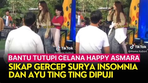 Bantu Tutupi Celana Happy Asmara Yang Bermasalah Di Panggung Sikap