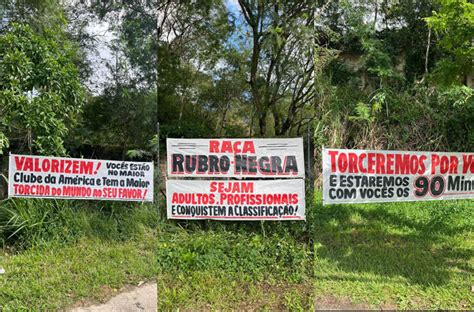 Torcedores Protestam No Ninho Do Urubu Antes Do Fla FluJogada 10