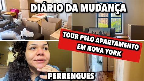 DIÁRIO DA MUDANÇA TOUR pelo APARTAMENTO em NOVA YORK dificuldade de