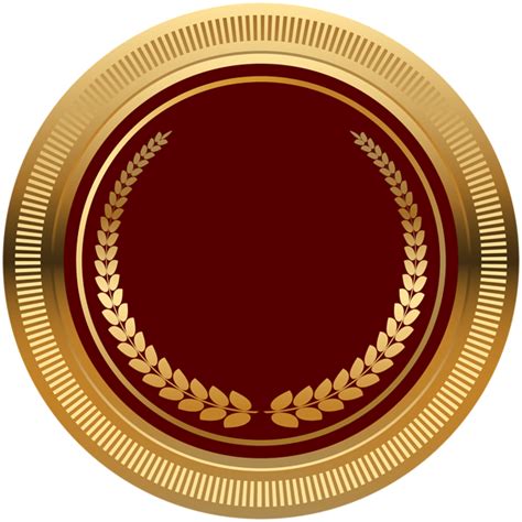 Red Gold Seal Badge Png Transparent Image Gallery Yopriceville High