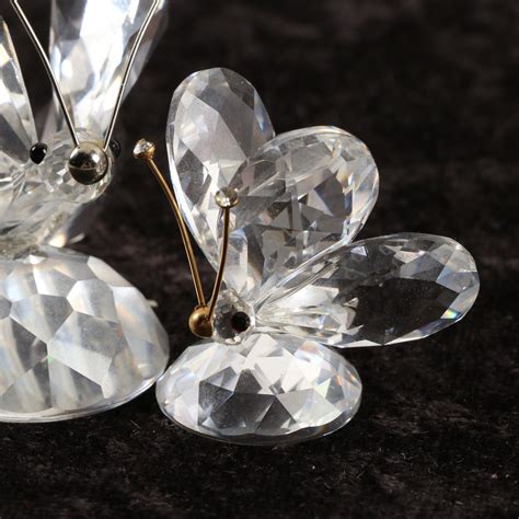 Vintage Swarovski Crystal Butterfly Figurines Ebth