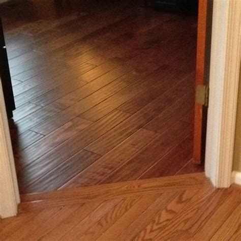 Hardwood Floor Transition From Room To Hallway Floor Jkz