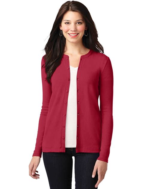 Port Authority Ladies Concept Stretch Button Front Cardigan Thread Logic