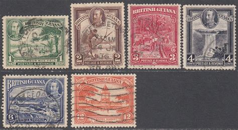 British Guiana Used Short Set Cv Central South