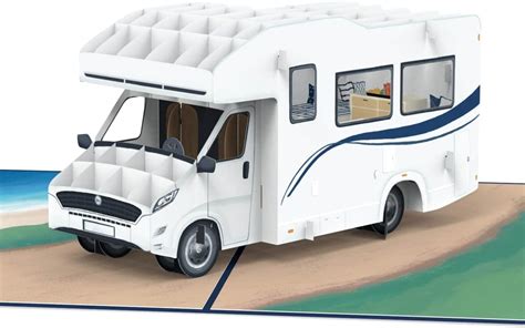 Papercrush Pop Up Karte Camping Mit Wohnmobil 3D Geburtstagskarte