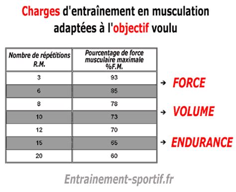 Charge Entrainement Musculation Nutrition Fr