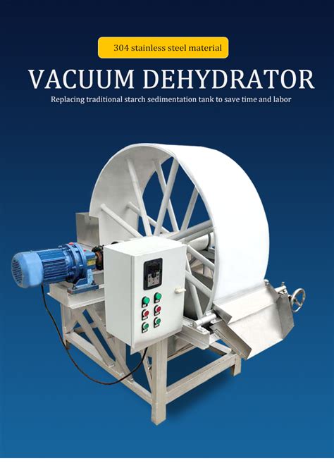 Vacuum Filter Starch Dewatering Cassava Starch Flour Garri Making Machine Starch Dehydrator