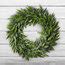 Pure Garden Indoor Artificial Microphylla Leaf Wreath Contemporary