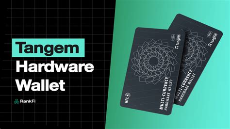 Tangem Review A Credit Card Hardware Wallet