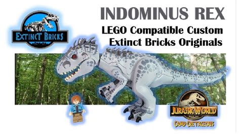 INDOMINUS REX - CAMP CRETACEOUS -LEGO DINOSAUR (UNOFFICIAL) - #LEGO #JURASSICPARK ИНДОМИН РЕКС ...