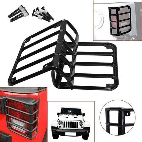 07 16 Jeep Wrangler JK Tail Light Guards