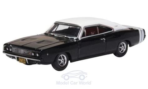 Miniature Dodge Charger Greenlight R T Hemi Metallic Bleue Blanche