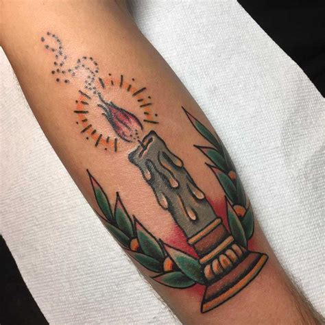 Candle Tattoo Ideas That Will Remind You Of The Eternal Presence 🕯️