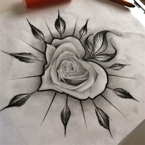 Rose Tattoos Drawing at GetDrawings | Free download