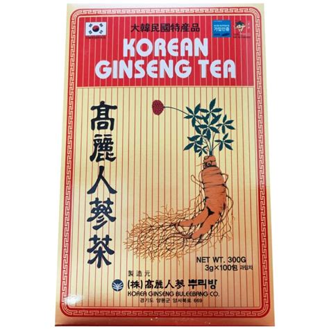 Korean Ginseng Granule Tea 3g X 100t Healthy Herbal Tea