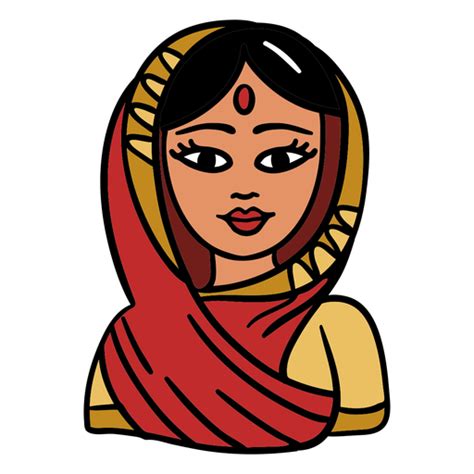 Indian Woman Png Designs For T Shirt And Merch