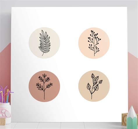 Cuadro Para Recibidor Plantas Minimalistas TenVinilo